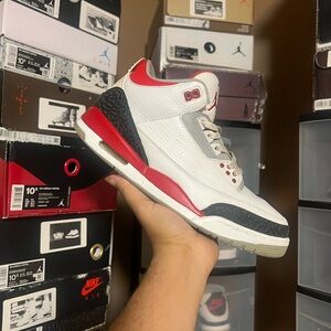 Air Jordan retro 3 fire red 2013 edition size 11.5